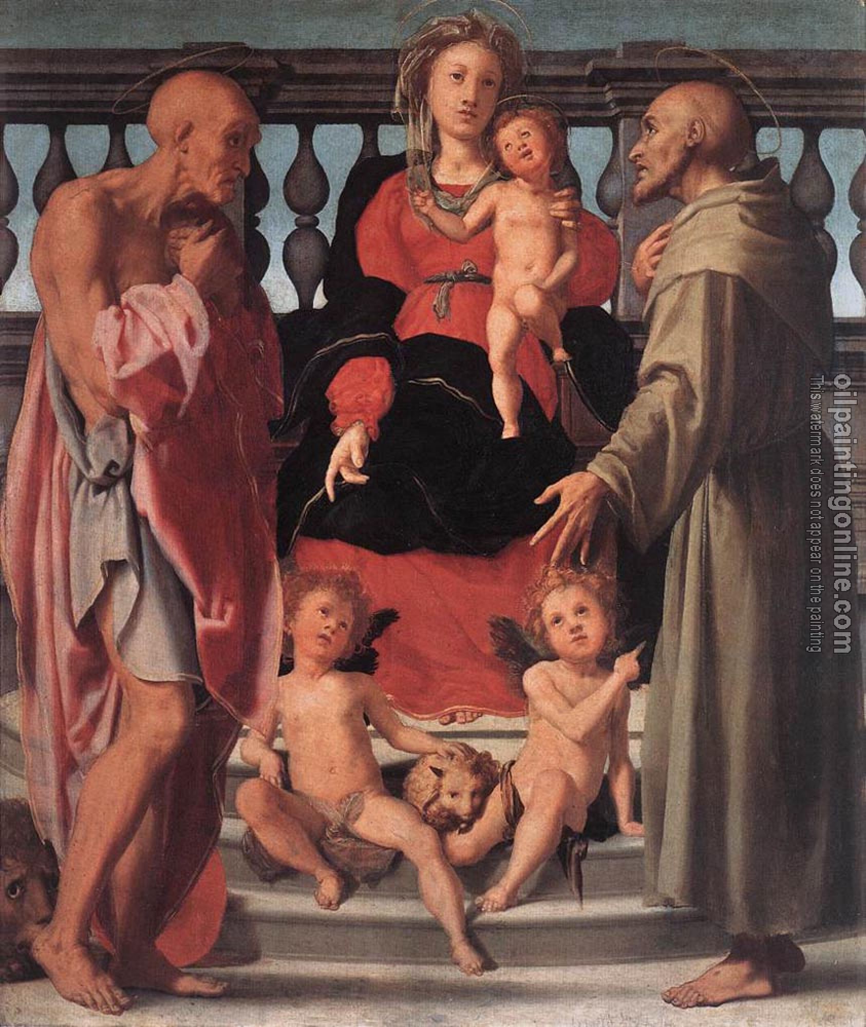 Pontormo, Jacopo da - Madonna And Child With Two Saints